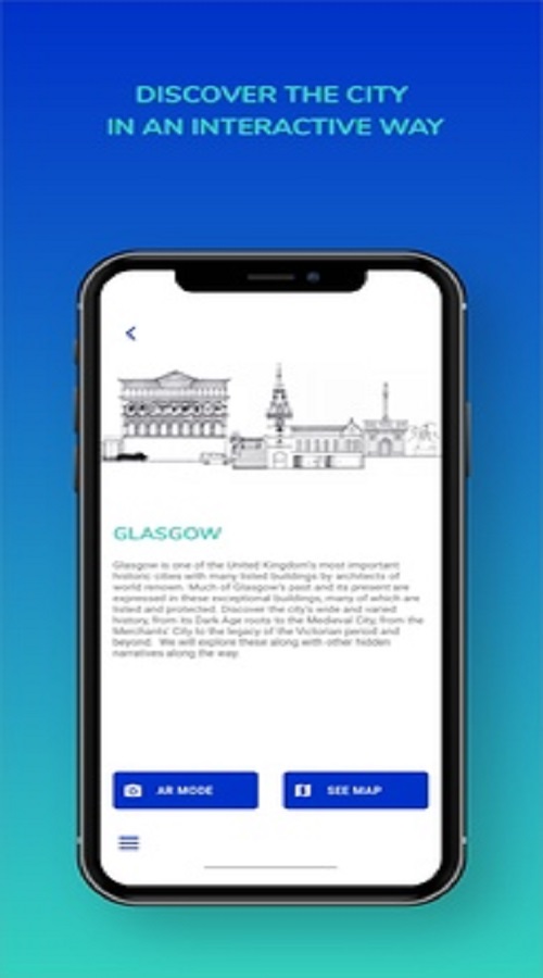 SENSEcity AR - City Tour Guide AR App screenshot 2